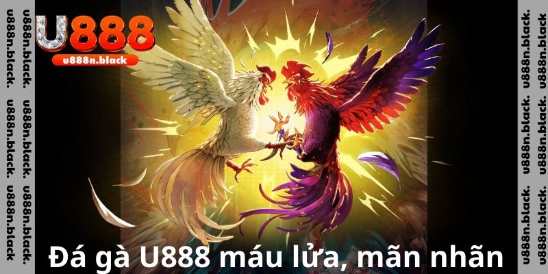 Đá gà U888 máu lửa, mãn nhãn