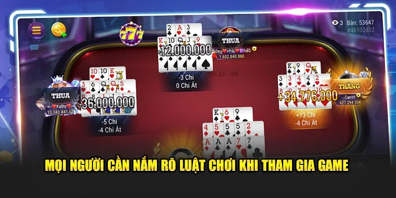 Hiểu rõ luật là điều cần thiết khi tham gia game